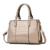 Bolso elegante con patrón de cocodrilo a la moda, bandolera de hombro de gran capacidad, mochila de lujo de alta gama - details 5