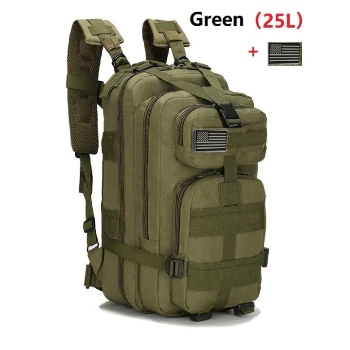 Mochila Táctica del Ejército para Hombre, Bolsa Militar, Artículo Grande, Exteriores, Senderismo, Acampada, Negocios, 25 L, 45L - 1