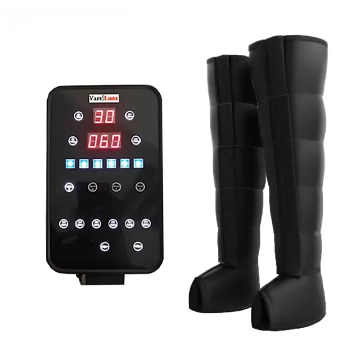 Botas de Presoterapia Profesional para Piernas y Pies |   6 Modos Masaje Neumático + Drenaje Linfático |   Sistema Anti-Celulitis y Recuperación Muscular con 6 Airbags ﻿ - 1