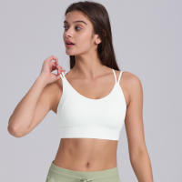 Hamidou-Sujetador de Yoga para mujer, ropa de Pilates de alta intensidad a prueba de golpes, con correas de hombro cruzadas absorbentes de golpes, para gimnasio - details 5