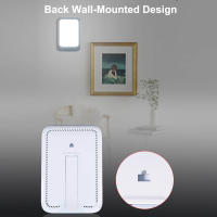 Luz LED fluorescente de 20000 Lux, terapia de luz cálida antidepresora fría, 3 colores de luz, 5 niveles de brillo táctil - details 9