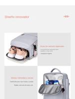 Borsa A Tracolla multifunción, artículo de larga distancia, Con Ricarica, USB, separación de Bagnato y Asciutto - details 4