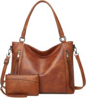 Bolso de Hombro para Mujer, Bandolera de Cuero PU, informal, Gran Capacidad - details 6