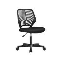 Silla Escritorio de Oficina Ergonómica Sillon Despacho con Respaldo Bloqueable Entre 90 °   y 130 °   Silla Soporte Lumbar Ajustable Malla Transpirable para Oficina Estudio Negro - details 10