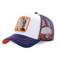 Gorra de béisbol de algodón para hombre y mujer, gorro de malla con estampado de dibujos animados de Anime, estilo Hip Hop, envío directo - details 39