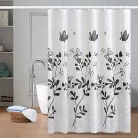 Makapal-cortina de ducha impermeable para baño, juego de ducha impermeable, 180x180cm - details 2