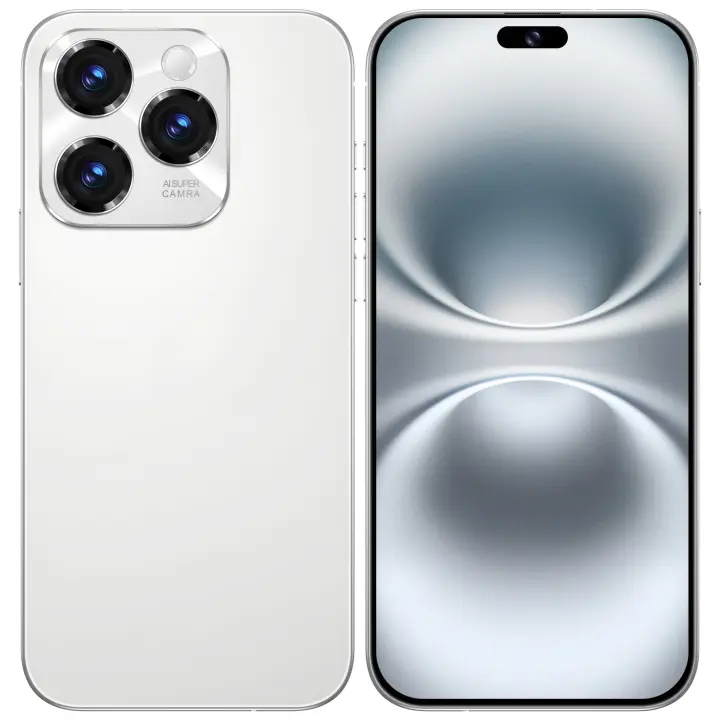 2025 nuevo I16 Pro Max 5G Smartphone 7,3 pulgadas pantalla HD 72MP + 108MP Cámara Snapdragon 8 Gen 3 8000mAh Dual SIM desbloqueo teléfono - 1