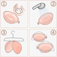 Sujetador Invisible de encaje con espalda descubierta para mujer, Bralette adhesivo de realce, lencería adhesiva de silicona con correa transparente Sexy, ropa interior - details 17