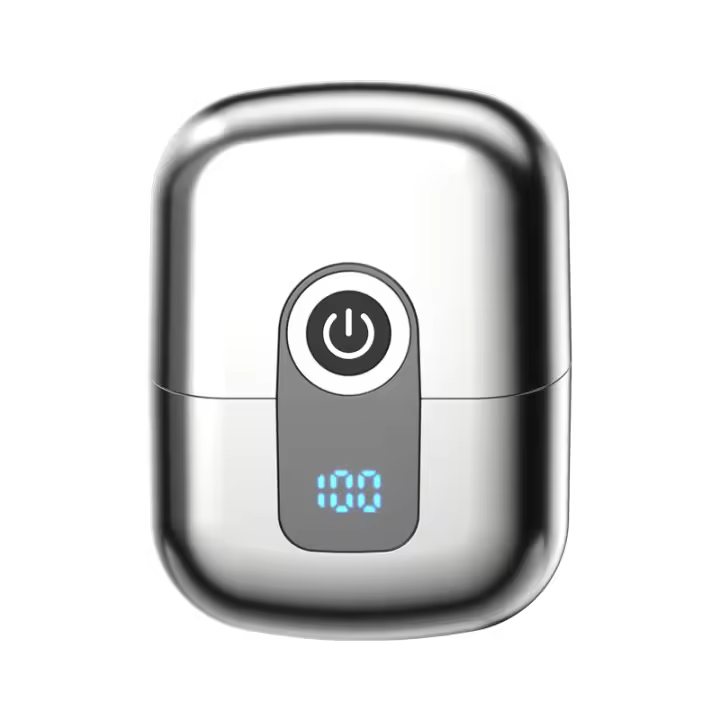 Nueva maquinilla de afeitar eléctrica recargable para hombres, cabezal magnético, mini maquinilla de afeitar portátil de lavado. - 1
