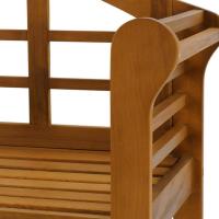 Banco Jardín Madera Eucalipto Resistente a la Intemperie Certificado FSC 2 a 3 Plazas Carga hasta 220KG - details 3
