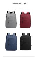 Mochila de negocios para hombre, versión coreana, bolsa de viaje de moda, mochila informal para estudiantes, minimalista y a la - details 8