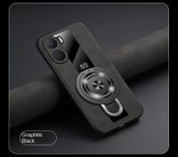 Funda de lujo para Xiaomi Poco X7/Poco X7 Pro Soporte de anillo, protección de lente de cámara, piel de oveja, vidrio resistente a golpes - details 18
