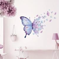 Pegatinas De Pared Con Mariposas De Acuarela Para Decoración De Habitaciones Infantiles Y Dormitorios Estilo Clásico PVC Colorido Decoración Para Sala De Estar Y Dormitorio De Bebé - details 4