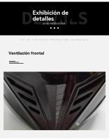 Casco moto integral hombre aire libre Deportes MX Carreras de Locomotora - details 15