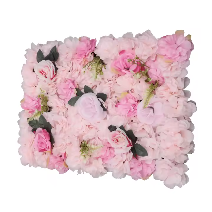Paneles de Pared de Flores Artificiales 12PCS Decoración de Jardín Yard 60*40cm Bienes Normales - 1