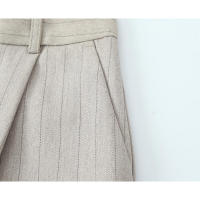 OUWU- Conjunto De Pantalones Y Chaleco De Primavera Para Mujer, Top Con Cuello Redondo Y Botones A La Moda, Pantalones De Cintura Alta, Traje De Ocio Para Oficina, Nuevo - details 13