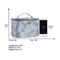Bolsa De Maquillaje Para Mujer Portátil Impermeable Organizador De Baño De Gran Capacidad Estuche De Cosméticos Con Cierre De Cremallera Para Viajes - details 1