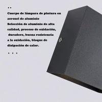 RXUNS Luce de Pared LED Moderna Lámpara de Montaje Interior de Aluminio para Sala de Estar, Dormitorio, Pasillo Iluminación y Decoración - details 4