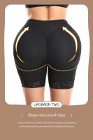 Almohadillas gruesas, bragas potenciadoras de cadera, calzoncillos acolchados para glúteos, moldeador de cuerpo, ropa moldeadora de reloj de arena grande Sexy, bragas de corsé de culo falso - details 4