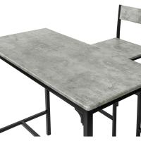 OGT14-N Conjunto Mesa Alta de Bar y 4 Taburetes con Respaldos Estilo Industrial,ES (Madera) - details 12