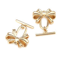 Pulsera de Tirantes Geométricos de Latón Dorado 18K Clasps para Hacer Joyería DIY - details 68