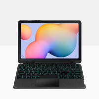 Teclado inteligente compatible con Bluetooth para Samsung Galaxy Tab S6 Lite, funda de tableta de 10,4 pulgadas, Trackpad retroiluminado, Teclado dividido - details 10
