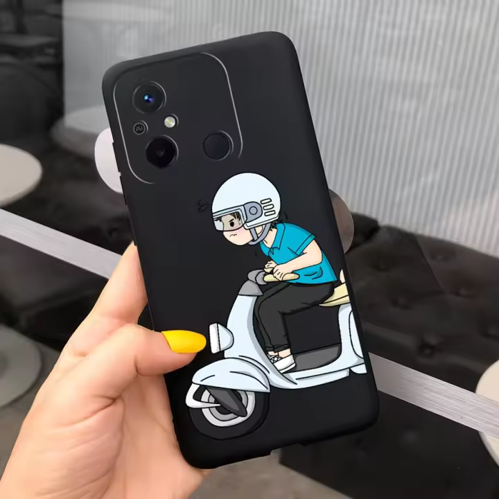 Funda de teléfono a prueba de golpes para Xiaomi Redmi 12c, carcasa suave de TPU para Redmi 12c Redmi12c, bolsa trasera hermosa para niña, mariposa y flor - 1