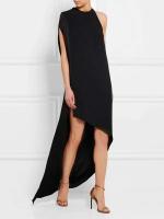 Elegante Vestido de Noche Asimétrico de Alta-Baja Moda Verano 2024 para Mujeres - details 0