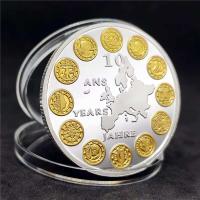 Colección europea de la UE, artefactos de recuerdo, monedas de moneda extranjera, medallones conmemorativos - details 0