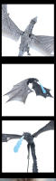 Juego de tronos McFarlane Dragon Mother Ice Dragon Mother Mount Drogon modelo de figura de acción móvil de 6 pulgadas - details 4