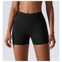 Pantalones de yoga abrasivos elásticos, ajustados para fitness, levantamiento de cadera y abdomen, pantalones para correr - details 1