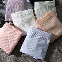 Conjunto de 4 Uds de bragas sin rastro para mujer, ropa interior de cintura baja, calzoncillos de algodón, lencería femenina, 4 Uds., pantalones de seguridad, breve para las cuatro estaciones - details 16