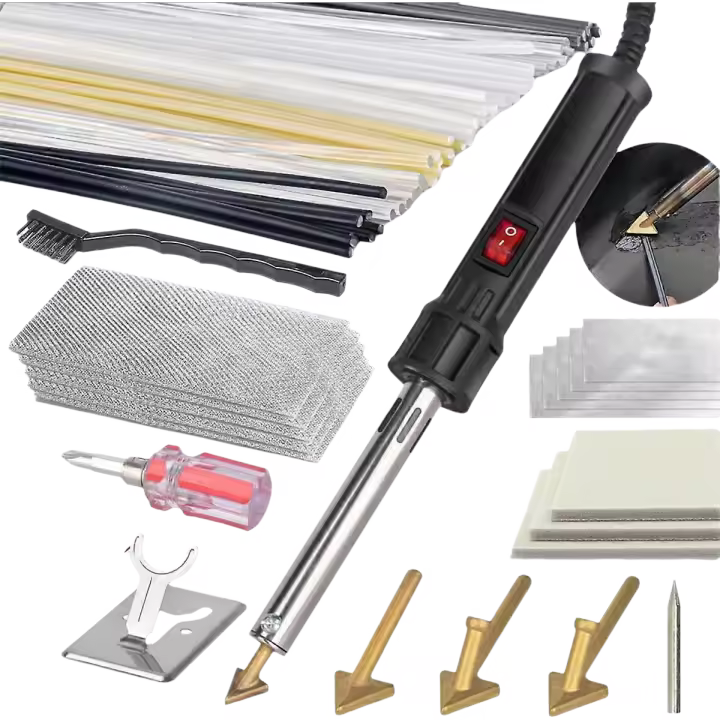 Soldador de Plástico 3-en-1 de 150w Kit de Soldadura de Plástico para Bricolaje - 1