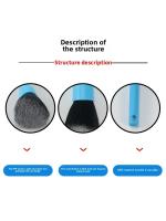 Cepillo para detalles de coche, cerdas suaves, Interior, limpieza de huecos, lavado de coches, estilo largo y corto opcional - details 1