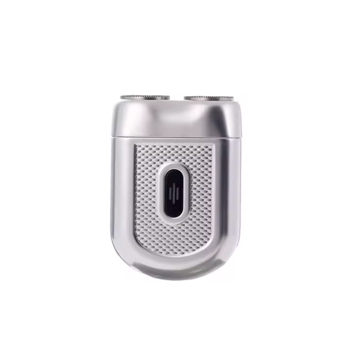 Material de aleación de zinc explosivo maquinilla de afeitar eléctrica USB succión magnética dos cabezales de cuchilla mini maquinilla de afeitar portátil - 1