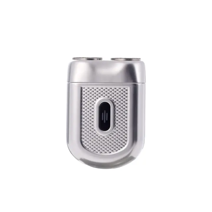 Material de aleación de zinc explosivo maquinilla de afeitar eléctrica USB succión magnética dos cabezales de cuchilla mini maquinilla de afeitar portátil - 1