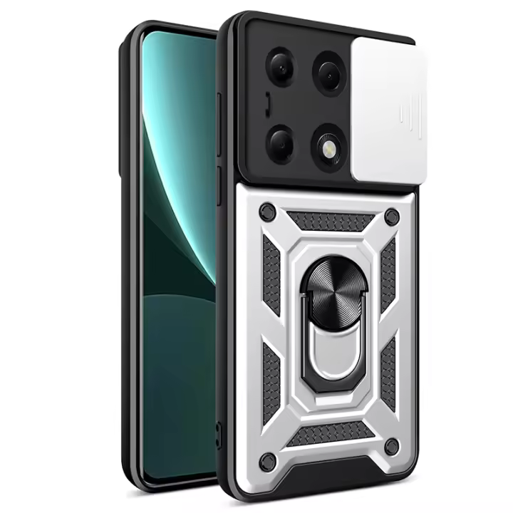Funda Para Redmi Note 13 Pro 4G, Mi Poco M6 Pro 4G, Para Cámara de diapositiva - 1