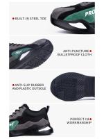 Zapatos de Trabajo Indestructibles Nuevos Zapatillas de Acero a Prueba de Golpes y Anti-perforación Botas de Seguridad para Hombres Hechas en China - details 3