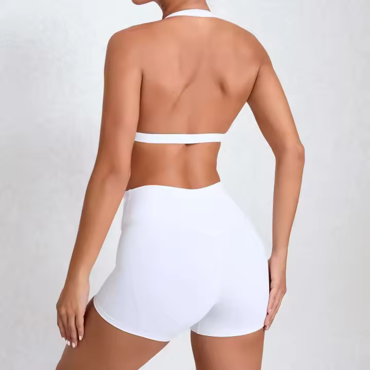 Conjunto de Gimnasio Deportivo para Mujer Conjunto de Ropa de Yoga Roja - 1