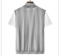 Chaleco de pesca ligero para hombre, chaqueta de malla con cierre, chaleco para periodismo, verano - details 4