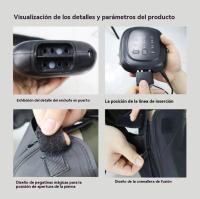 Botas de recuperación con compresión neumática - 4 cámaras de drenaje linfático, presión ajustable, alivio de la hinchazón y la fatiga muscular para las piernas - details 4