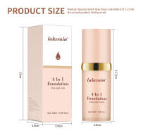 Base que cambia de Color 4 en 1, crema hidratante de larga duración, corrector resistente al agua, incluso tonificación de la piel, protector solar Spf 30, maquillaje blanqueador - details 8