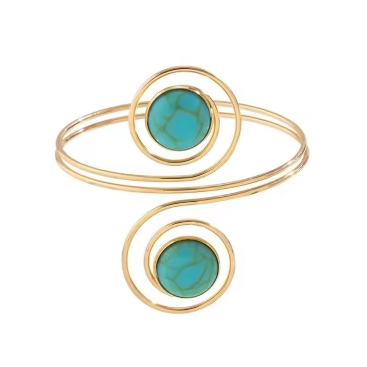 Envoltura brillante simple para mujer estilo Y2K, brazo Cufrmlet para chicas adolescentes brillantes - 1