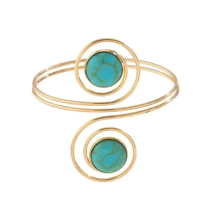 Envoltura brillante simple para mujer estilo Y2K, brazo Cufrmlet para chicas adolescentes brillantes - 1