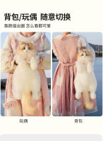 Nueva muñeca de celebridad de Internet linda muñeca con patrón de llama de gato montés juguete de peluche bolsa de gato de simulación - details 8