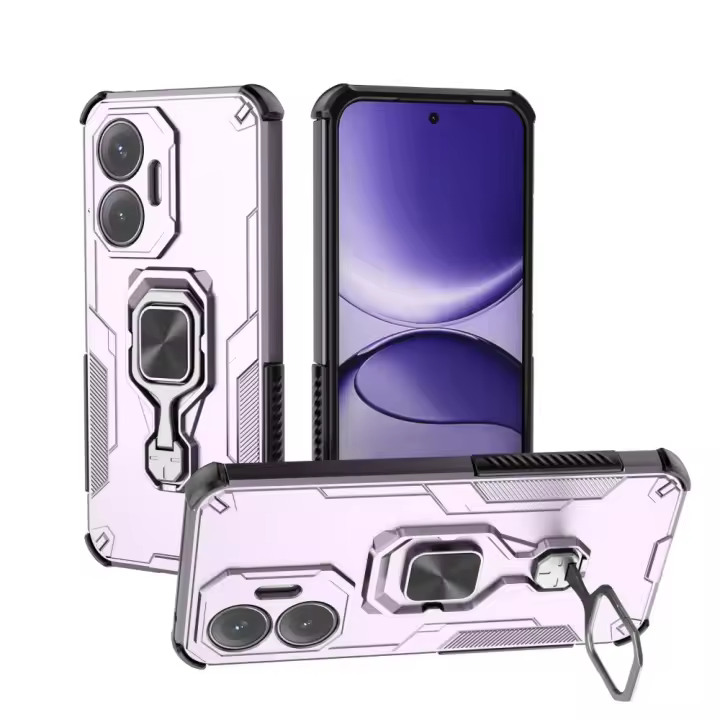 Funda protectora a prueba de golpes para cámara con soporte de anillo magnético para Xiaomi Poco F7 - 1
