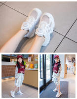 Verano 2025 nuevo a través de la red zapatos deportivos sandalias de niños niños y niñas zapatos de papá botón giratorio zapatos blancos marea - details 5