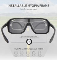 Kapvoe-gafas de sol polarizadas para hombre y mujer, lentes deportivas para ciclismo de montaña y carretera, UV400 - details 10