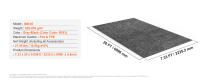 SucceBuy Alfombrilla impermeable para piso de garaje, alfombrilla de contención antideslizante y resistente para proteger los pisos del garaje del agua y el barro - details 6