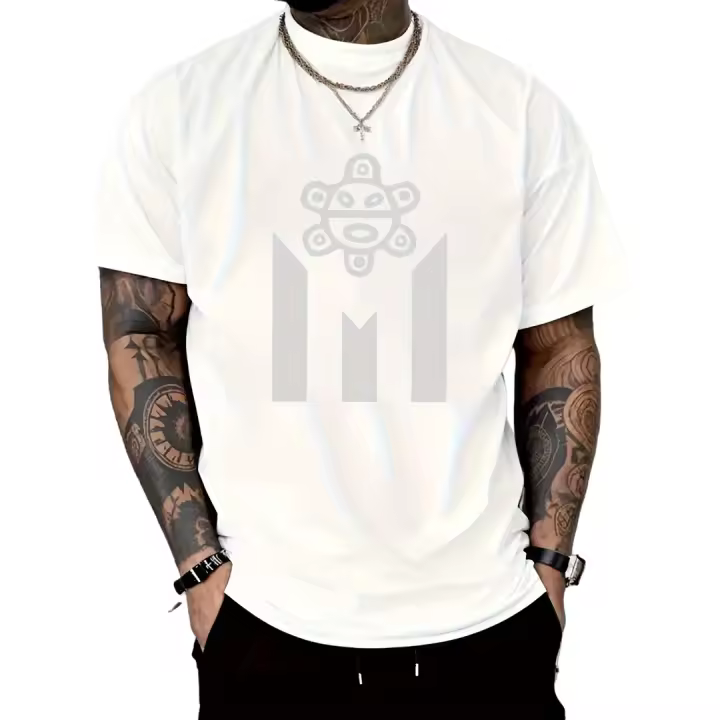 Camiseta Gráfica de Algodón 100% Estilo Puerto Rico Inspirado Ligera, Transpirable, Lavable en Máquina Ideal para Salidas Casuales, Deportes y Ropa Diaria Diseño Sencillo, Regalo de Festival - 1